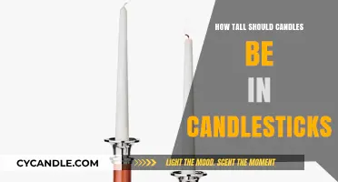 Candle Height for Candlesticks: How Tall Should They Be?