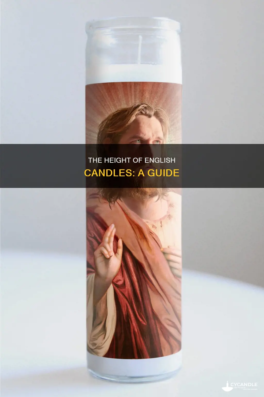 how tall the candle english