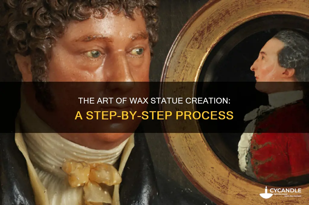 how they make wax statues