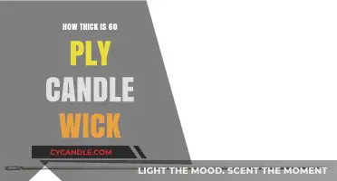 Understanding 60 Ply Candle Wick Thickness for Optimal Burning Performance