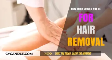 Optimal Wax Thickness for Effective and Pain-Free Hair Removal