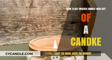Easy Fixes: Removing Frozen Wax from Candles Effortlessly