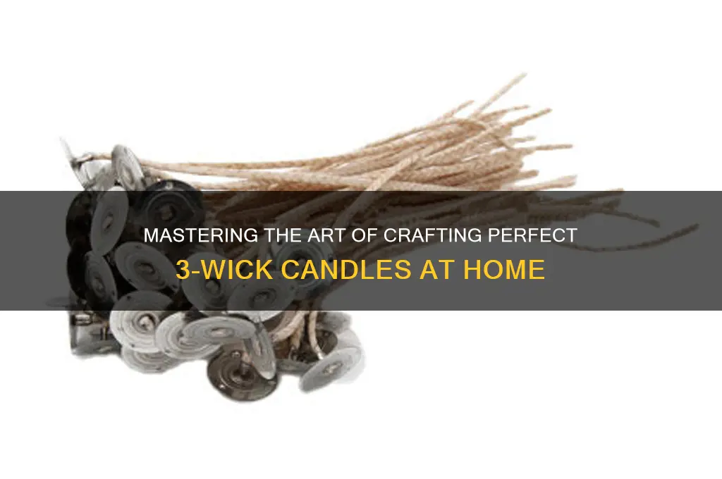 how to 3 wick candle