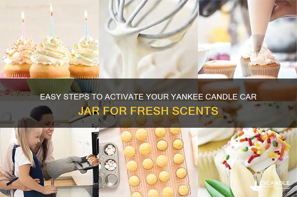 how to activate yankee candle car jar