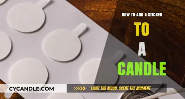 Enhance Your Candles: Adding Stickers for a Unique Touch