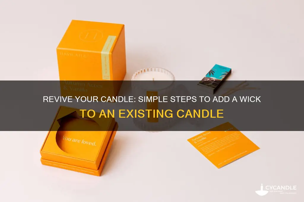 how to add a wick to an existing candle