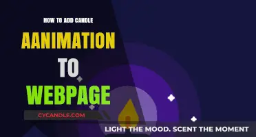 Creating a Flickering Candle Effect with Web Animation