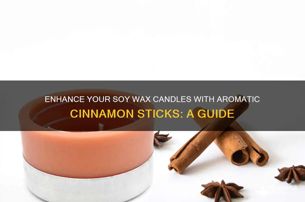 how to add cinnamon sticks to soy wax candles