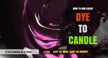 Enhancing Candles: Adding Color Dyes for Visual Appeal