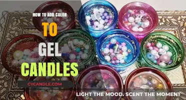 Enhancing Gel Candles with Color