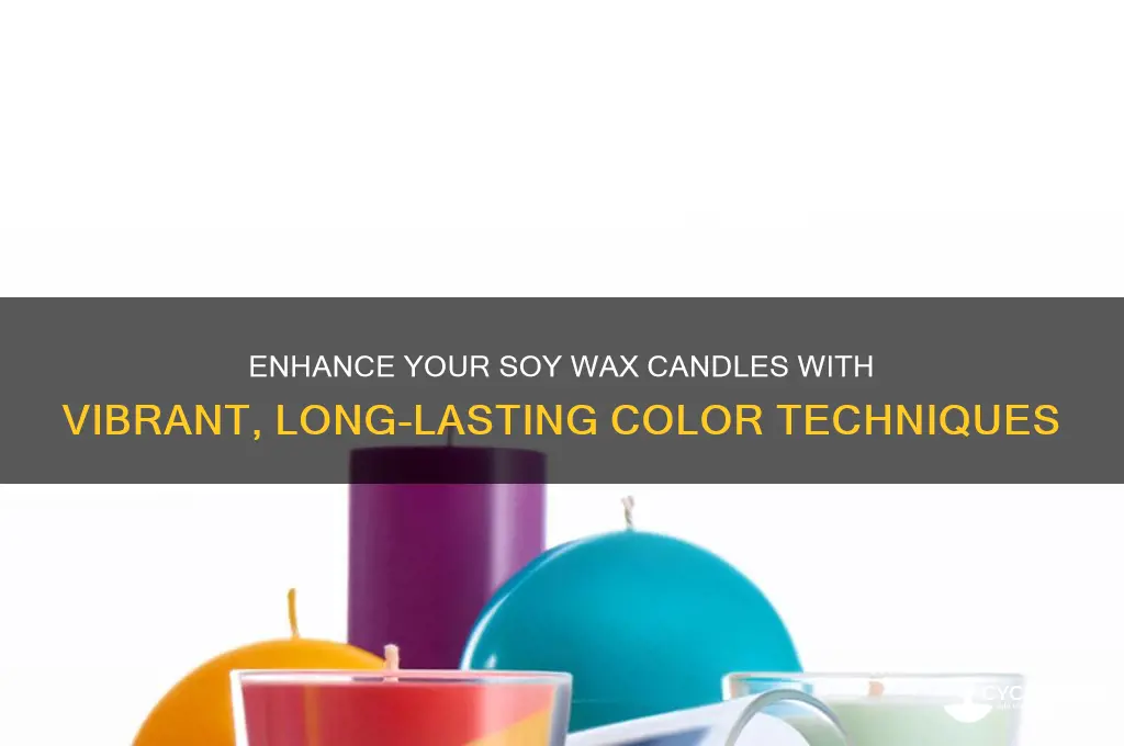 how to add colour to soy wax candles
