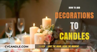 Enhancing Candles with Creative Decorations