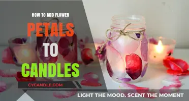 Creating Fragrant Candles with Flower Petals