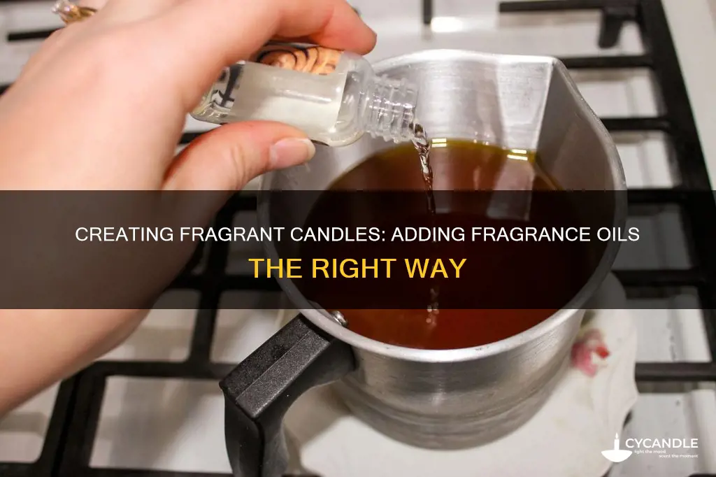 how to add fragrance oil to candles