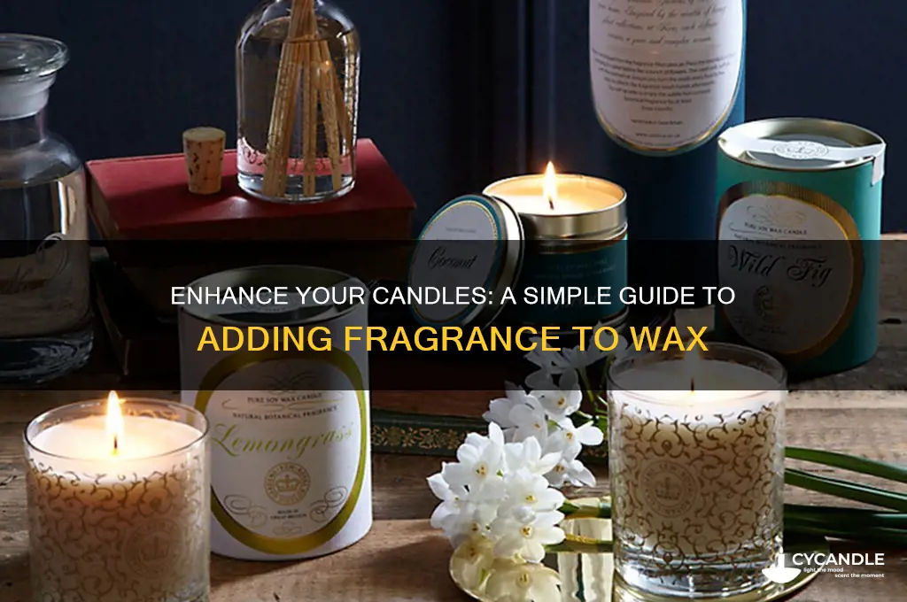 how to add fragrance to candle wax