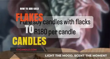 Enhancing Candles with Gold Flakes: A Simple Guide