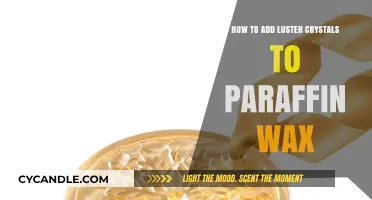 Enhance Your Wax Creations: Adding Luster Crystals to Paraffin Wax