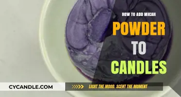 Creating Magical Candles with Mica Powder