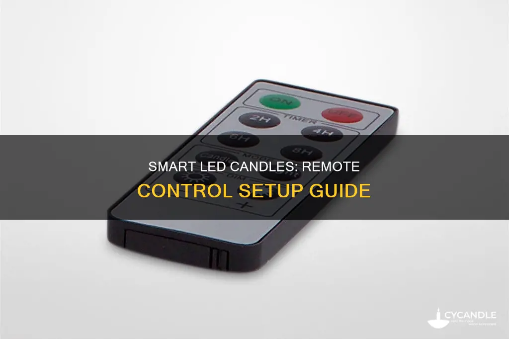 how to add remote control to led candles