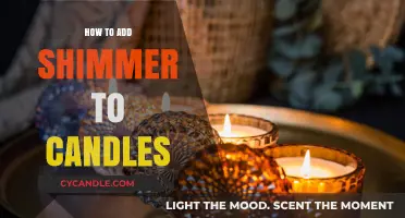 Creating Sparkly Candles: Adding Shimmer to Your Creations