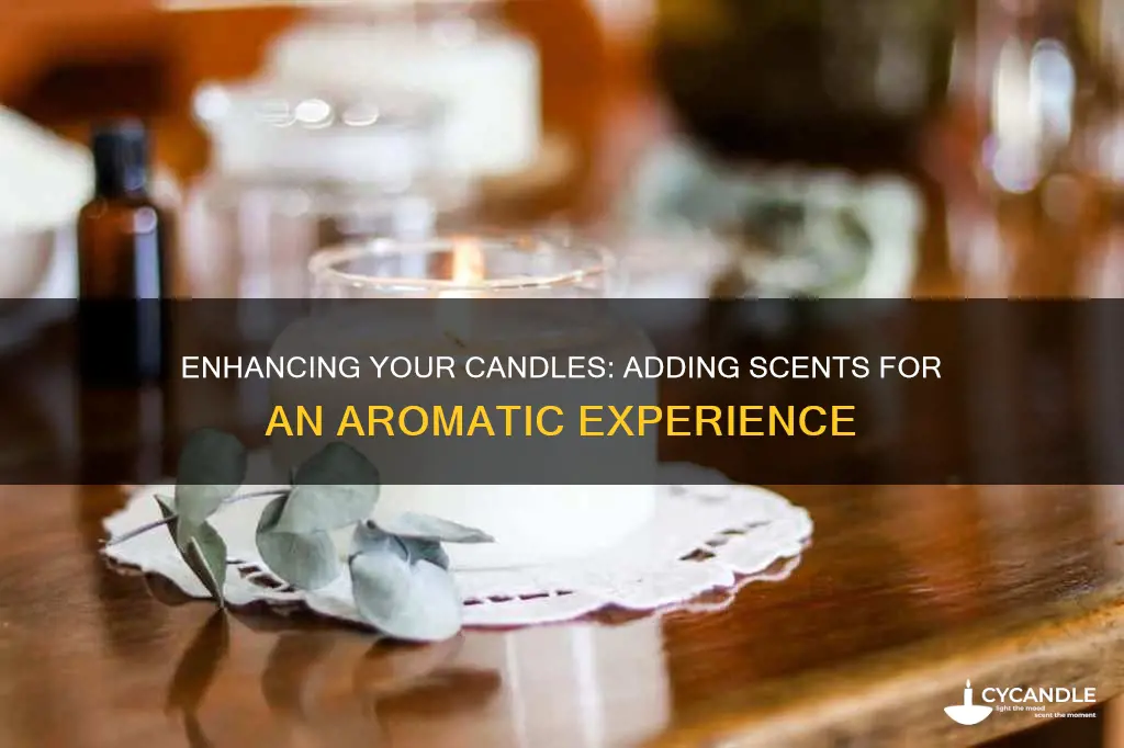 how to add smell to a candle