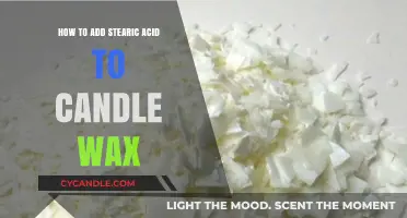 Enhancing Candle Wax: A Guide to Adding Stearic Acid for Optimal Results