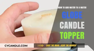 Filling Water Globe Candle Toppers: A Simple Guide