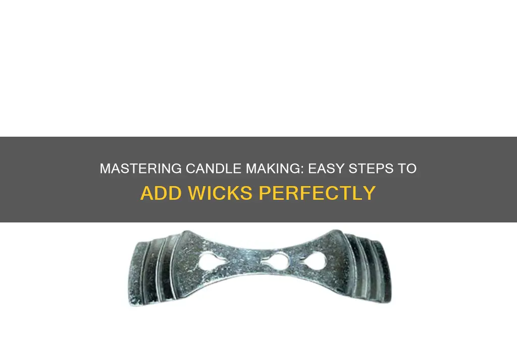 how to add wicks to candles
