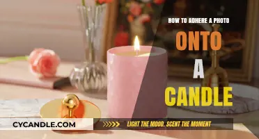 Transferring Photos: Candles with a Personal Touch