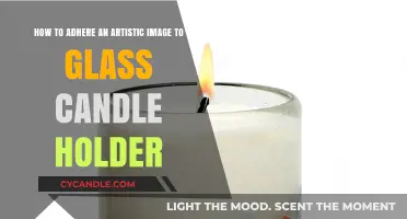 Adorning Glass with Art: Candles with a Creative Twist