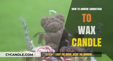 Adhering Cardstock to Wax Candles: Creative Crafting Tips and Tricks