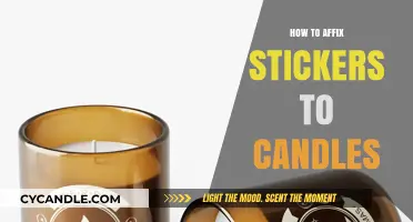 Sticker Application on Candles: A Step-by-Step Guide