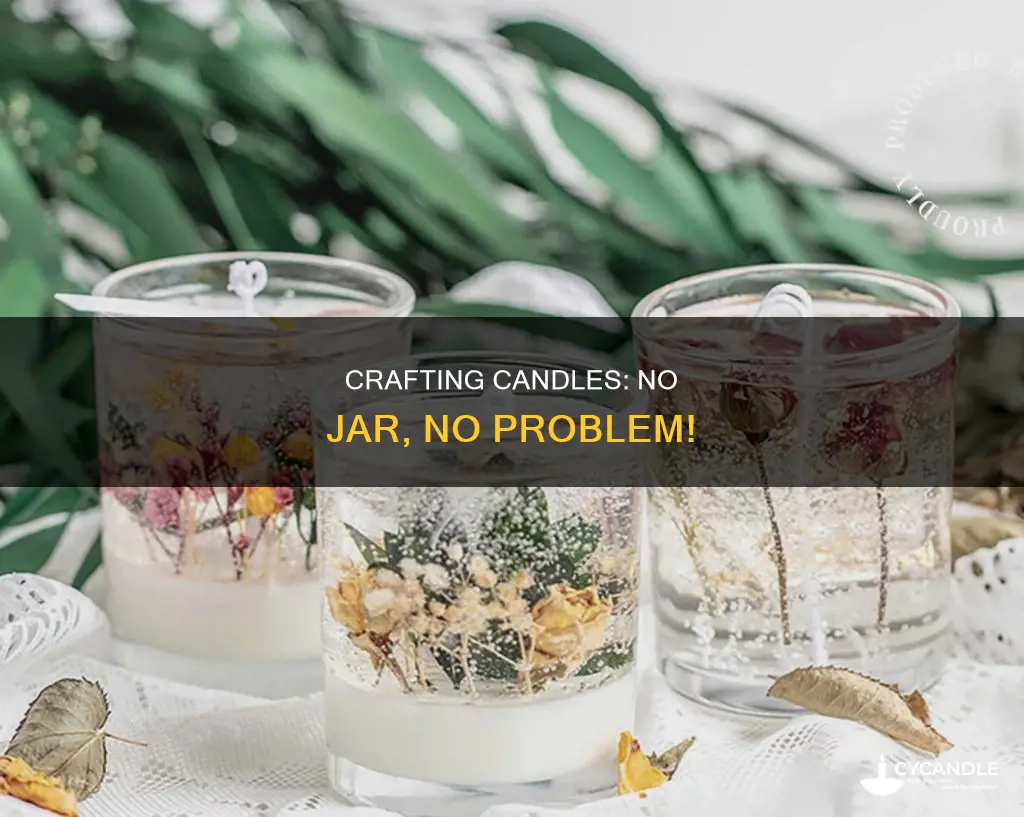 how to amke a candle without a jar
