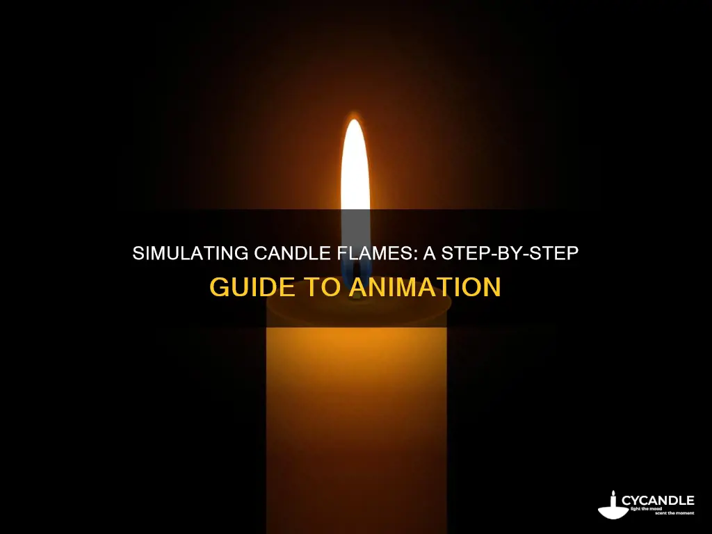 how to animate a candle flame