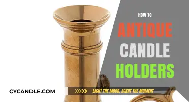Transforming Candle Holders into Antique Masterpieces