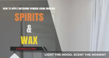 Mastering the Art of Antiquing: Powder, Mineral Spirits, and Wax Techniques