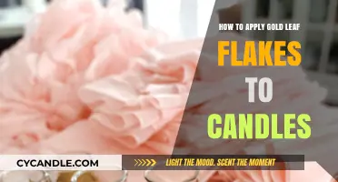 Enhancing Candles with Gold Leaf Flakes: A Simple Guide