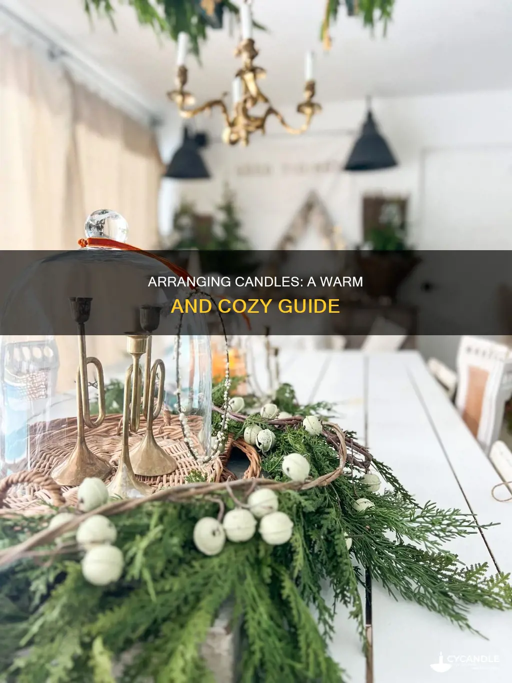 how to arrange 20 candles