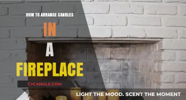 Creative Ways to Arrange Candles in Your Fireplace