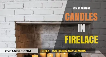 Candlelit Fireplaces: Arranging Candles for a Cozy Glow