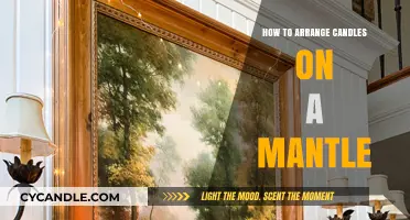 Creative Ways to Arrange Candles on Your Mantle