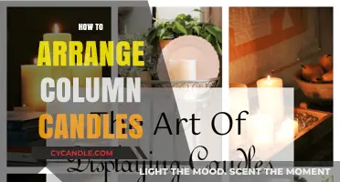 Creative Ways to Arrange Column Candles