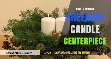 Create a Relaxing Centerpiece with Greenery and Candles