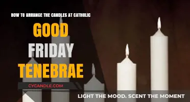 Candlelit Catholic Good Friday Tenebrae: Arranging the Altar