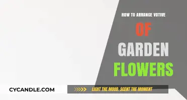 Crafting a Charming Votive with Garden Blossoms: A Simple Guide