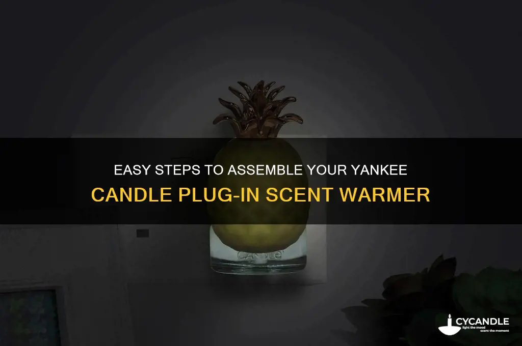 how to assemble yankee candle plug in