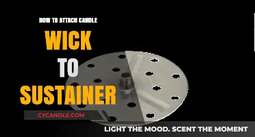 Easy Steps to Securely Attach Candle Wick to Sustainer