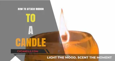 Attaching Ribbon to Candles: A Quick Guide