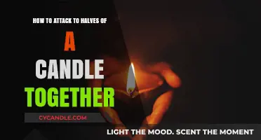 Attaching Candle Halves: A Quick and Easy Guide