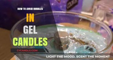 Gel Candles: Avoiding Bubbles for a Perfect Finish